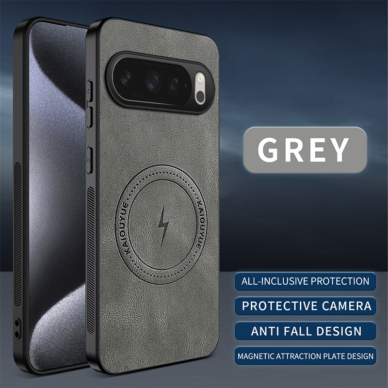 Google Pixel 8A - For Magsafe Magnetic PU Leather Case