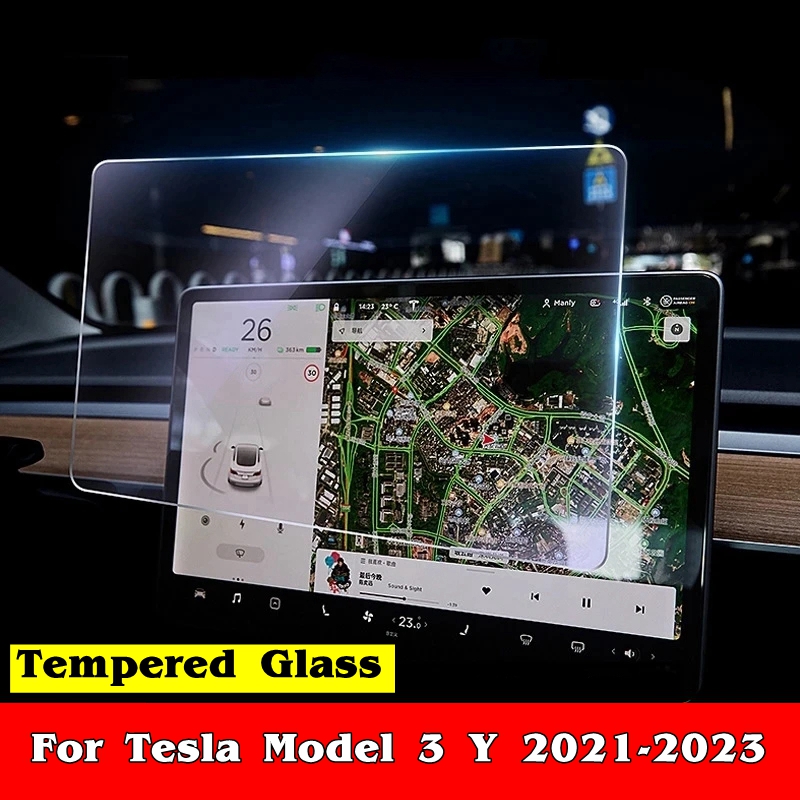Glass Protector Auto - For Tesla Model 3 Y 2023