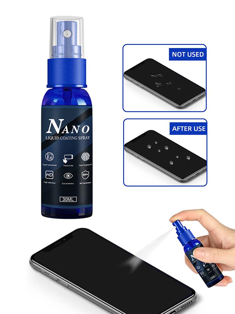 Liquid Screen Protector Spray  - Oleophobic Coating Spray review and price