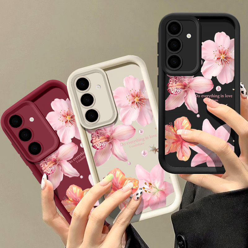 Pink Flowers Phone Case For Sa - Samsung Galaxy A55 review and price