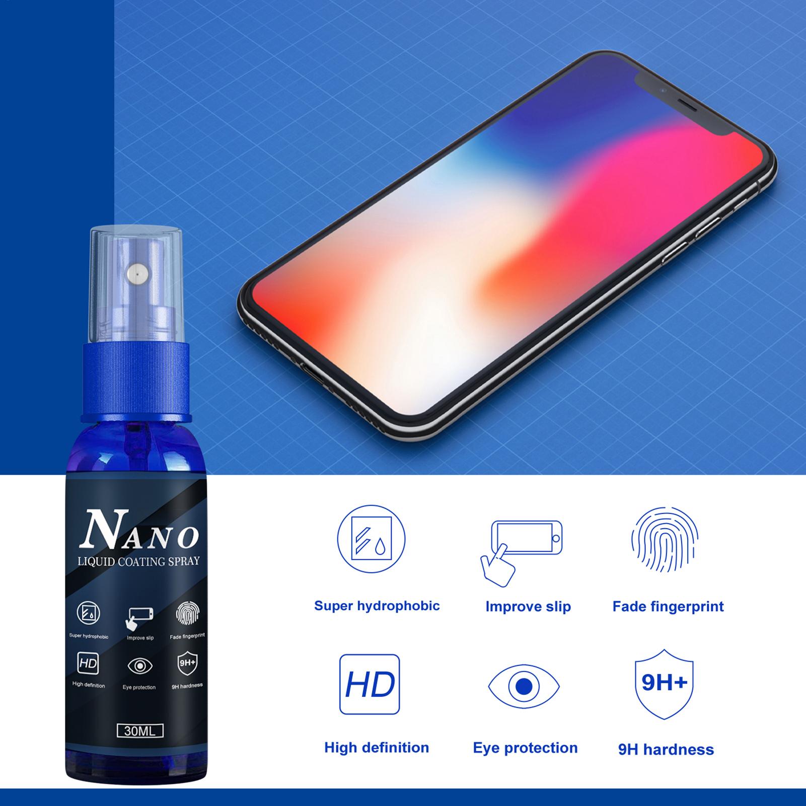Liquid Screen Protector Spray  - Oleophobic Coating Spray review and price