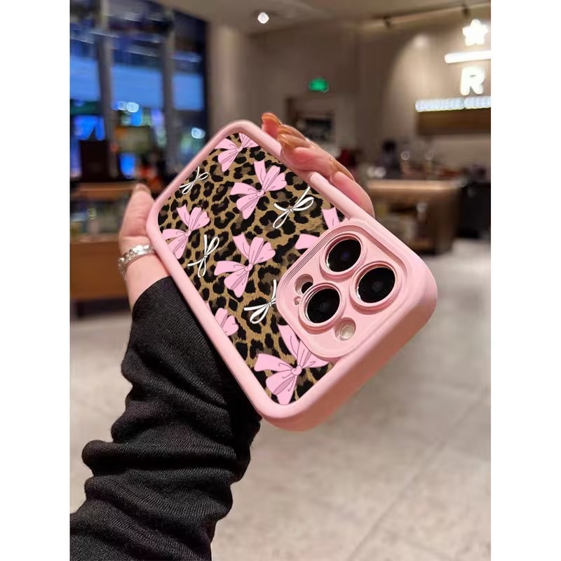 Leopard Print Bow Phone Case F - Apple Iphone 16 review and price