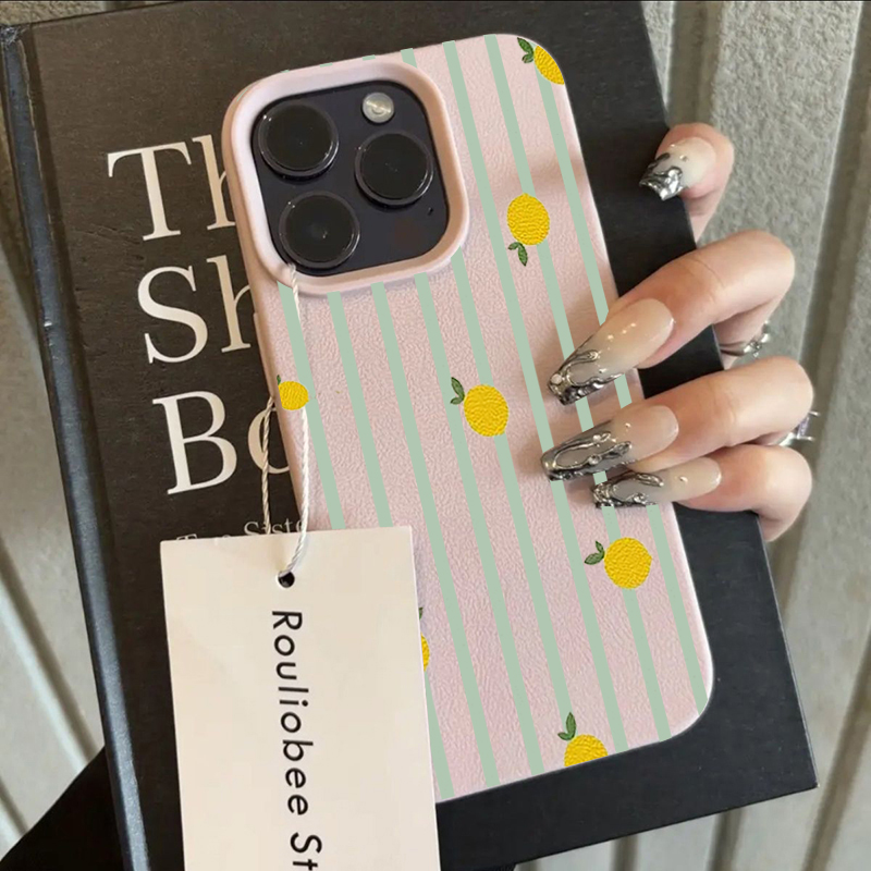 Shockproof Cute Lemon Pattern  - Apple Iphone 15 review and price