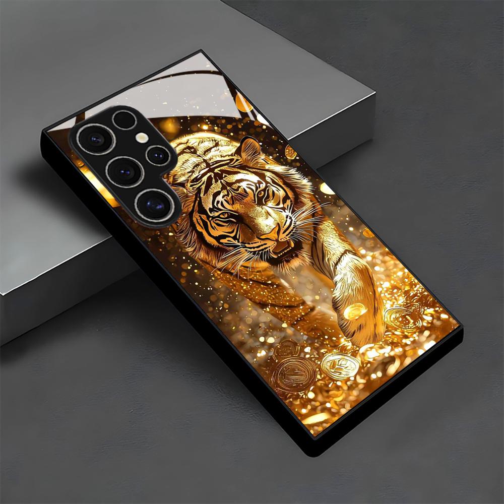 Tiger pattern glass Phone Case - Samsung Galaxy S24 review and price