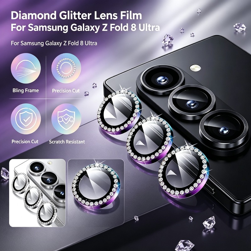 3D Rhinestone Sparkling 9H Len - Tempered Glass Screen 9H review and price